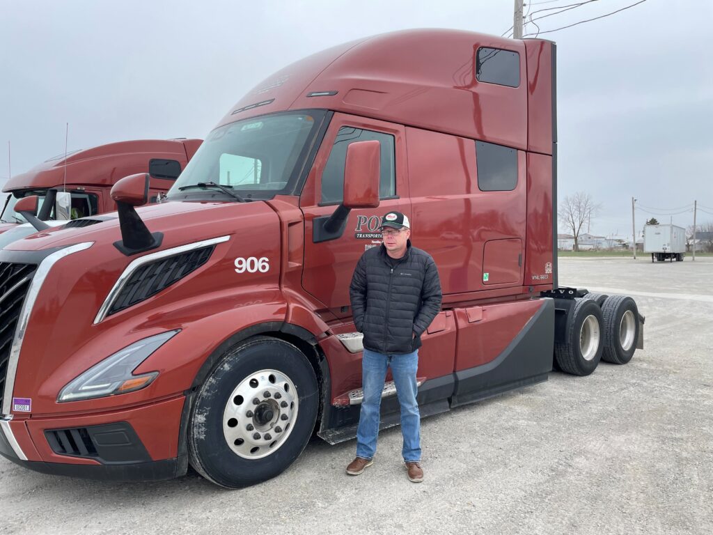 Jason Bradley and his truck.