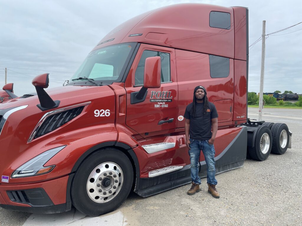 Daniel and his truck
