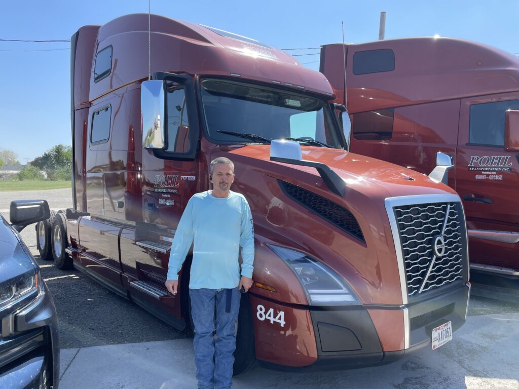 Jeffrey Tidwell and his truck
