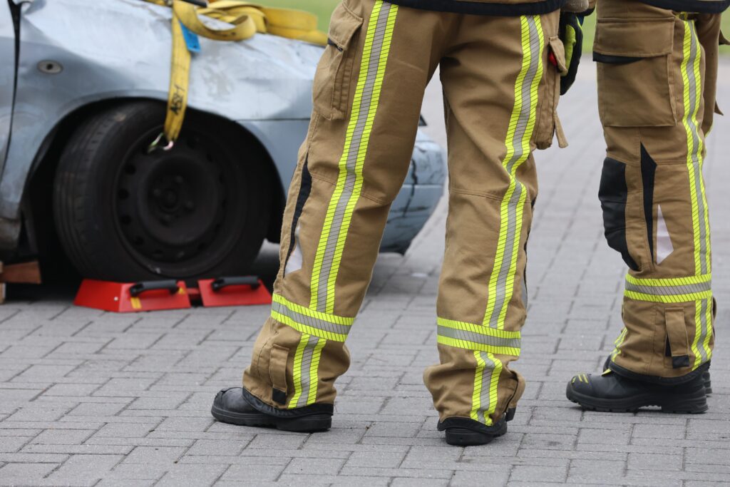 Scene of a traffic accident